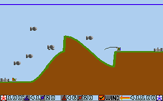 Ballistic atari screenshot